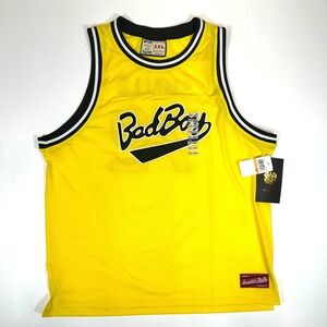 Invisible Bully Bad Boy Smalls 72 Basketball Jersey Yellow 3XL NEW 90s Era Tank